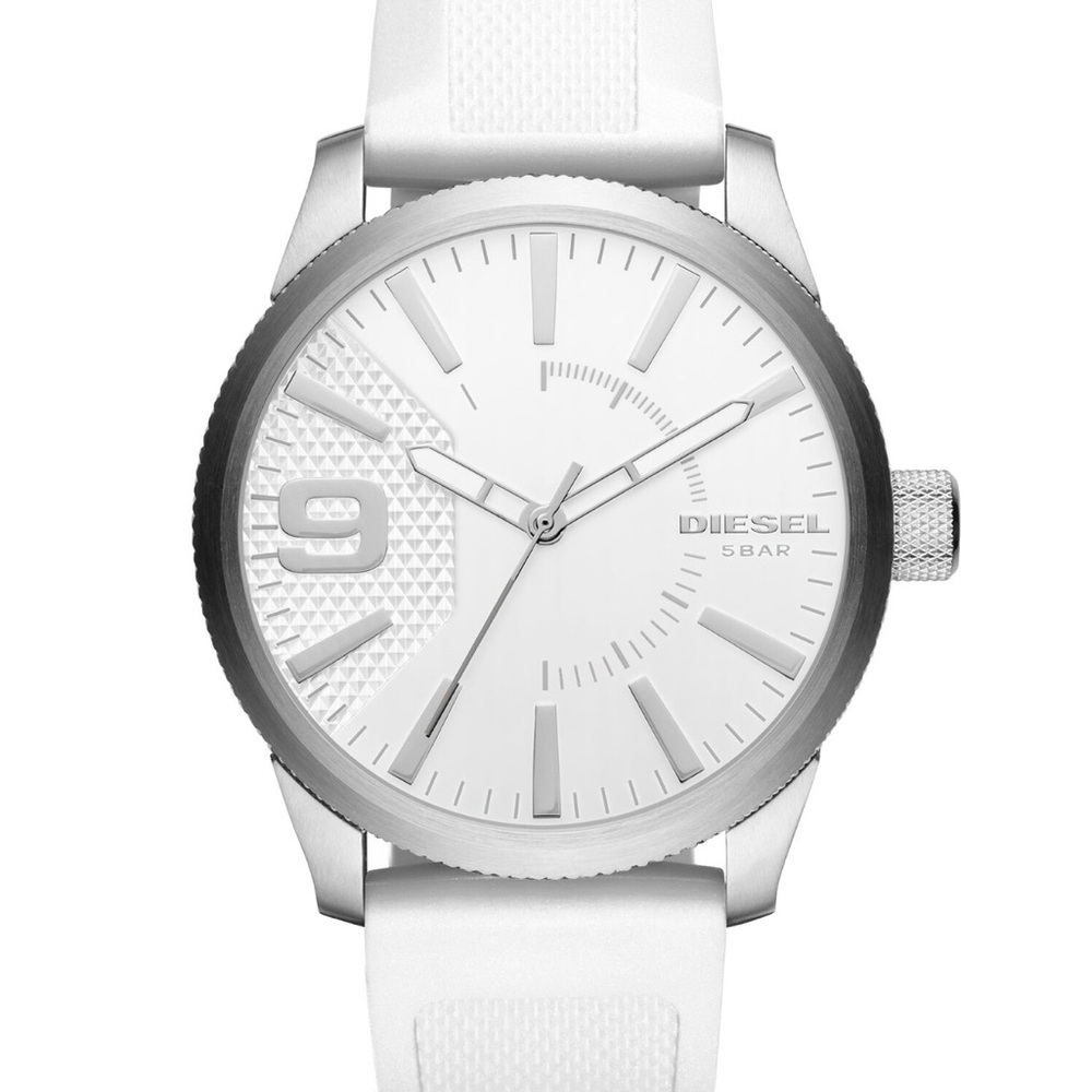 Diesel Dz1805 White and Silver Timepiece